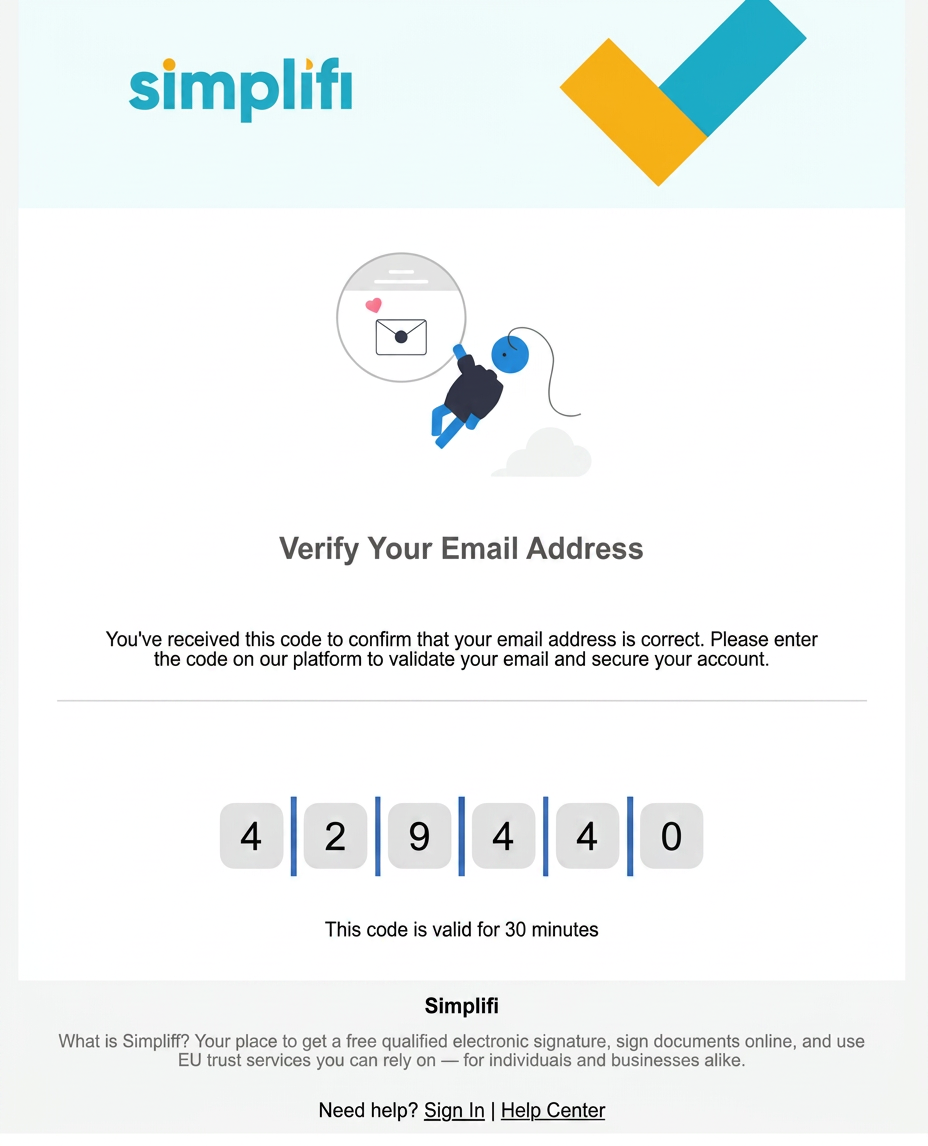 Pasul 2 — Validează emailul