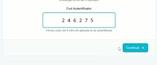2FA code entered